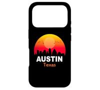 Carcasa para iPhone 17 Pro Austin Texas State USA Vintage Sunset Retro City Skyline
