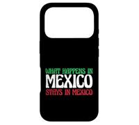 Carcasa para iPhone 17 Pro Aventura Mexicana Lo Que Pasa en México se Queda en México