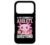 Carcasa para iPhone 17 Pro Axolotl Lover Teacher - My Students Axolotl Questions