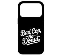 Carcasa para iPhone 17 Pro Bad Cop No Donut Divertido Retro Policía Humor