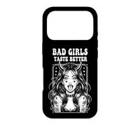 Carcasa para iPhone 17 Pro Bad Girls Taste Better Funny Adult Humor Tattoos