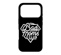 Carcasa para iPhone 17 Pro Bad Moms Club Divertido Dicho Día de la Madre Mamá Mamá