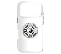 Carcasa para iPhone 17 Pro Bagua Espejo Feng Shui Diseño Yin/Yang Ocho Trigramas Símbolo