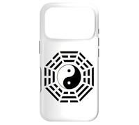 Carcasa para iPhone 17 Pro Bagua Espejo Feng Shui Diseño Yin/Yang Ocho Trigramas Símbolo