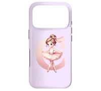 Carcasa para iPhone 17 Pro Bailarina Girl Dancing Name First Letter C Girly Tutu Ballet
