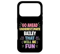 Carcasa para iPhone 17 Pro Bailey Personalized Women's Gift Custom Bailey