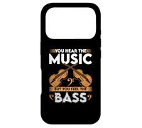 Carcasa para iPhone 17 Pro Bajo Vertical Que escuchas la música Siente el violín de Contrabajo
