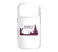 Carcasa para iPhone 17 Pro Bali Templo Palmeras Indonesia Hinduismo Java Ubud Recuerdo
