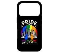 Carcasa para iPhone 17 Pro Bandera arcoíris de Pride of Minneapolis City Minnesota Cats