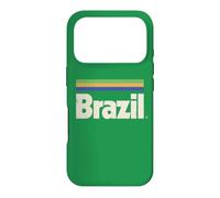 Carcasa para iPhone 17 Pro Bandera de Brasil Retro Brasileiro Brasil Bandera Verde Brasil Brasil