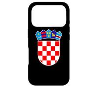 Carcasa para iPhone 17 Pro Bandera DE Croacia Y Escudo DE Armas Zagreb Dubrovnik
