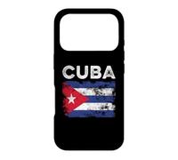 Carcasa para iPhone 17 Pro Bandera de Cuba Envejecida - Hombres Mujeres Niños - Bandera Cubana