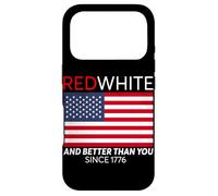 Carcasa para iPhone 17 Pro Bandera de Estados Unidos y patriótica Estadounidense