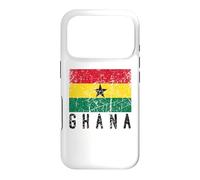 Carcasa para iPhone 17 Pro Bandera de Ghana Envejecida para Hombres, Mujeres y niños Ghana