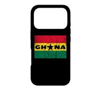 Carcasa para iPhone 17 Pro Bandera de Ghana patriótica Envejecida para Hombres, Mujeres y niños Ghana
