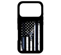 Carcasa para iPhone 17 Pro Bandera de Israel Envejecido, Encima, Bandera Americana