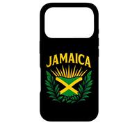 Carcasa para iPhone 17 Pro Bandera de Jamaica Escudo Isla del Caribe Orgullo Recuerdo de Viaje