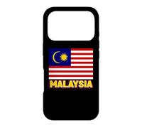 Carcasa para iPhone 17 Pro Bandera de Malasia Patriótica Hombres Mujeres Niños Malasia