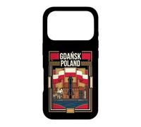 Carcasa para iPhone 17 Pro Bandera de Polonia de Gdansk, histórico, Frente al mar, Viaje, Polaco, gráfico