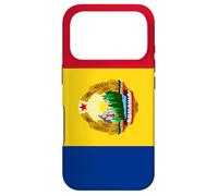 Carcasa para iPhone 17 Pro Bandera de Rumania (1965-1989)