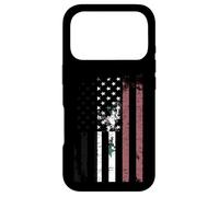Carcasa para iPhone 17 Pro Bandera de Siria angustiada sobre Bandera Americana