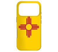 Carcasa para iPhone 17 Pro Bandera del Estado DE MÉXICO Zia SÍMBOLO Sol Albuquerque Santa FE