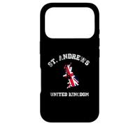 Carcasa para iPhone 17 Pro Bandera Envejecida del Reino Unido, Orgullo de San Andrés
