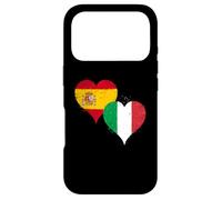 Carcasa para iPhone 17 Pro Bandera España Italia de Orgulloso Fanático Italiano Español