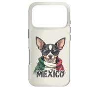 Carcasa para iPhone 17 Pro Bandera Mexicana de Perro Chihuahua Vintage