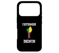 Carcasa para iPhone 17 Pro Bandera Retro de Benín desgastada de Cotonou