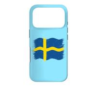 Carcasa para iPhone 17 Pro Bandera Suecia Orgulloso Seguidor Sueco o Fanáticos Suecos