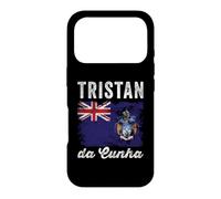 Carcasa para iPhone 17 Pro Bandera Tristan da Cunha Vintage - Hombres Mujeres - Bandera Tristanian