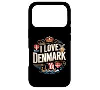 Carcasa para iPhone 17 Pro Bandera vikinga danesa icónica de I Love Denmark