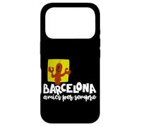Carcasa para iPhone 17 Pro Barcelona Amics per Sempre Frase Catalán