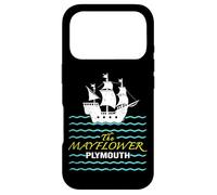 Carcasa para iPhone 17 Pro Barco Mayflower Plymouth para el Día de Ascendencia Inglesa