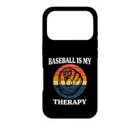 Carcasa para iPhone 17 Pro Baseball Is My Therapy Vintage Retro Glove Player