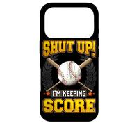 Carcasa para iPhone 17 Pro Baseball Shut Up! I'm Keeping Score - Temporada de béisbol d