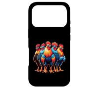 Carcasa para iPhone 17 Pro Batalla gallos en Gafas de Sol y Actitud en Sombra Pollo