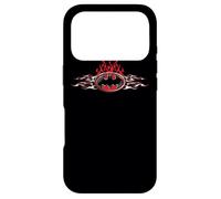 Carcasa para iPhone 17 Pro Batman Steel Flames Logo