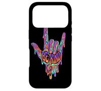 Carcasa para iPhone 17 Pro Be Kind ASL Lenguaje de señas | Retro Groovy - Melting Art