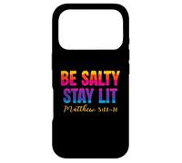 Carcasa para iPhone 17 Pro Be Salty Stay Lit Christian Matthew 5:13-16 Faith