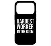 Carcasa para iPhone 17 Pro Be The Hardest Worker in The Room Award Workout Motivation