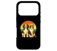 Carcasa para iPhone 17 Pro Beagle Calico Cat Retro Animal Amistad