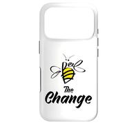 Carcasa para iPhone 17 Pro Bee The Change Motivational Inspirational Graphic Quotes
