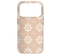 Carcasa para iPhone 17 Pro Beige Cream Soft Tan Sandy Moroccan Mosaic Tile Pattern