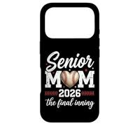 Carcasa para iPhone 17 Pro Béisbol Senior Mamá 2026 Final Inning Orgullosa Mamá Madre Madre