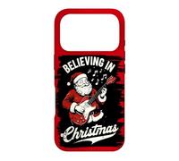 Carcasa para iPhone 17 Pro Believing In Christmas Guitar Xmas Santa Guitarrista