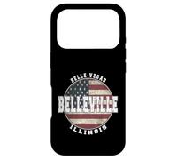 Carcasa para iPhone 17 Pro Belleville Illinois, Bandera Americana Vintage