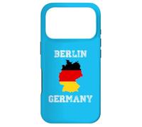 Carcasa para iPhone 17 Pro Berlín Alemania Vintage Alemania Bandera Mapa Diseño