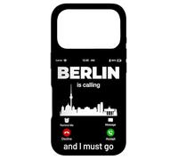 Carcasa para iPhone 17 Pro Berlin Is Calling & I Must Go Illustration Graphic Designs